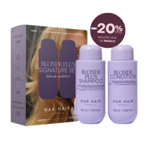 NAK Blonde Plus Duo Pack - Pack matizador para cabellos rubios, grises y decolorados